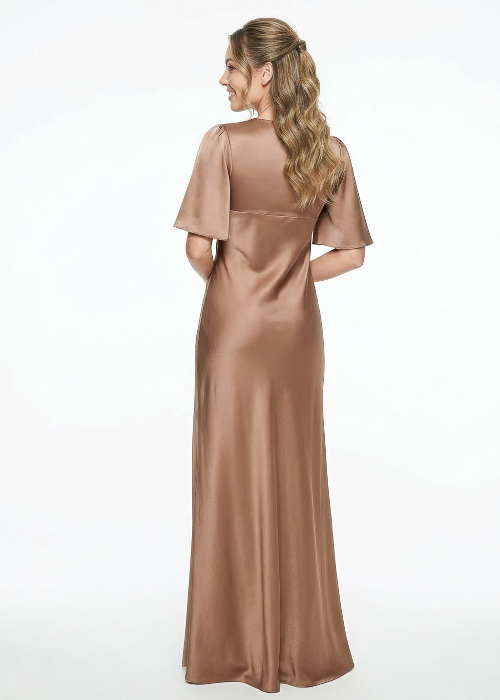 Cappuccino Silk Bridesmaid Dress