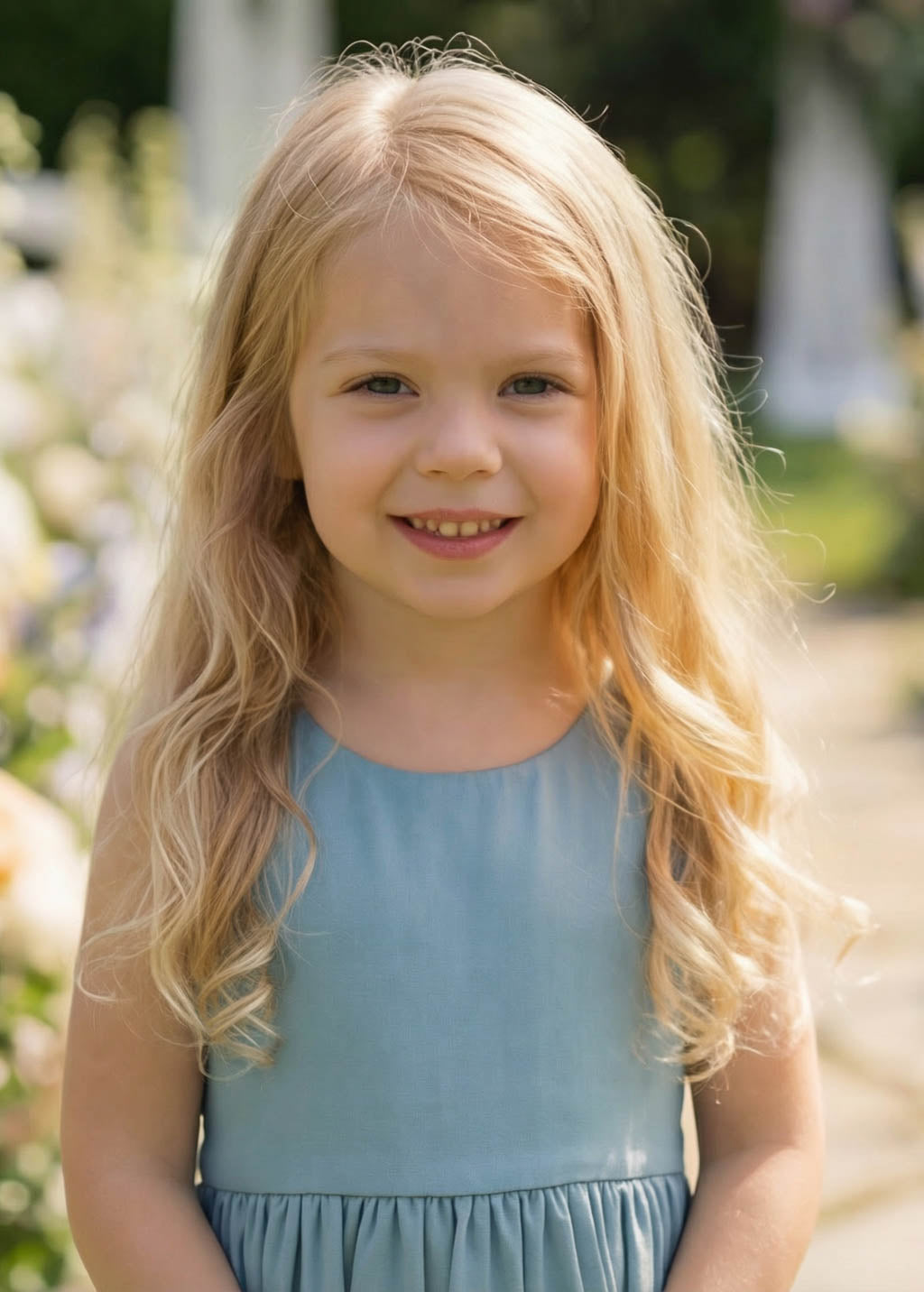Flower Girl Silk Matching Dress