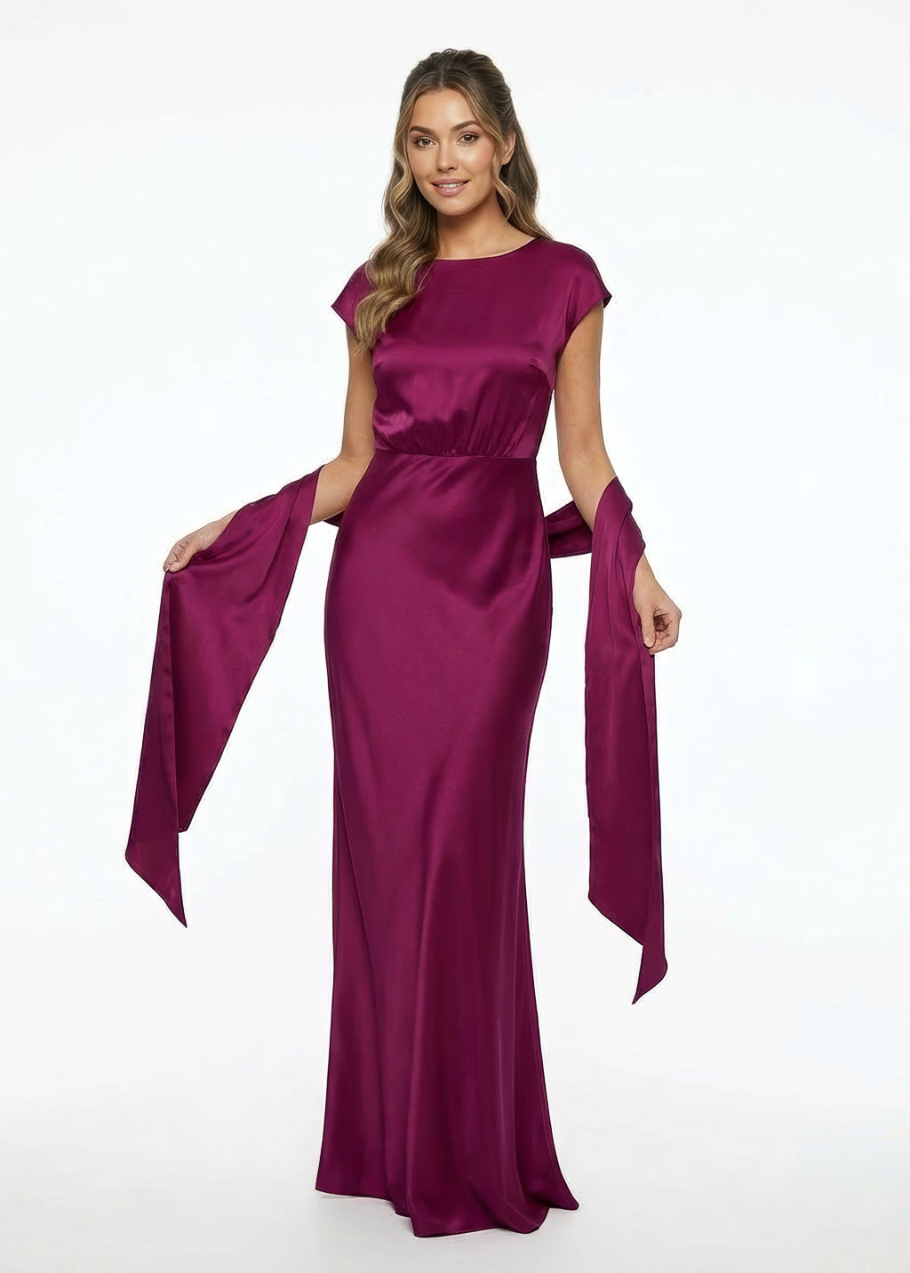 Dark Fuchsia silk slip dress, bridesmaid dress, wedding guest dress, evening dress, midi straps dress, bridal party attire, long dress ENME.ME Dark Fuchsia silk slip dress, bridesmaid dress, wedding guest dress, evening dress, midi straps dress, bridal party attire, long dress ENME.ME