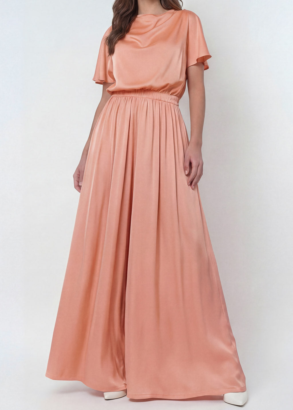 Dunkelgrüner Seidenoverall