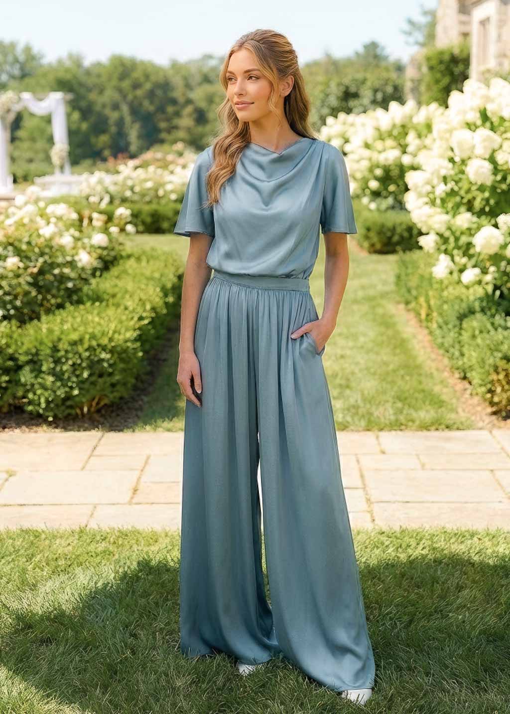 bridesmaid romper dress 23 Bridesmaid Jumpsuits for the Trendiest Wedding Party Vibes