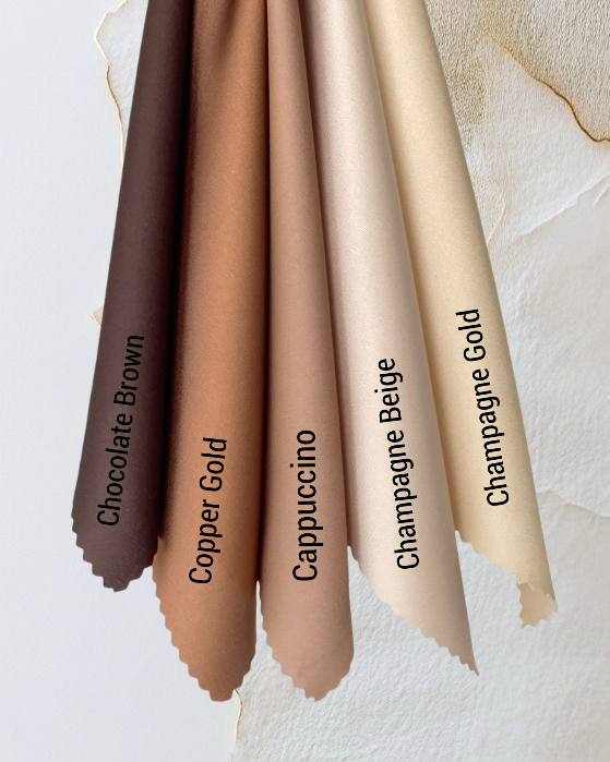 Cappuccino Silk Long Dress