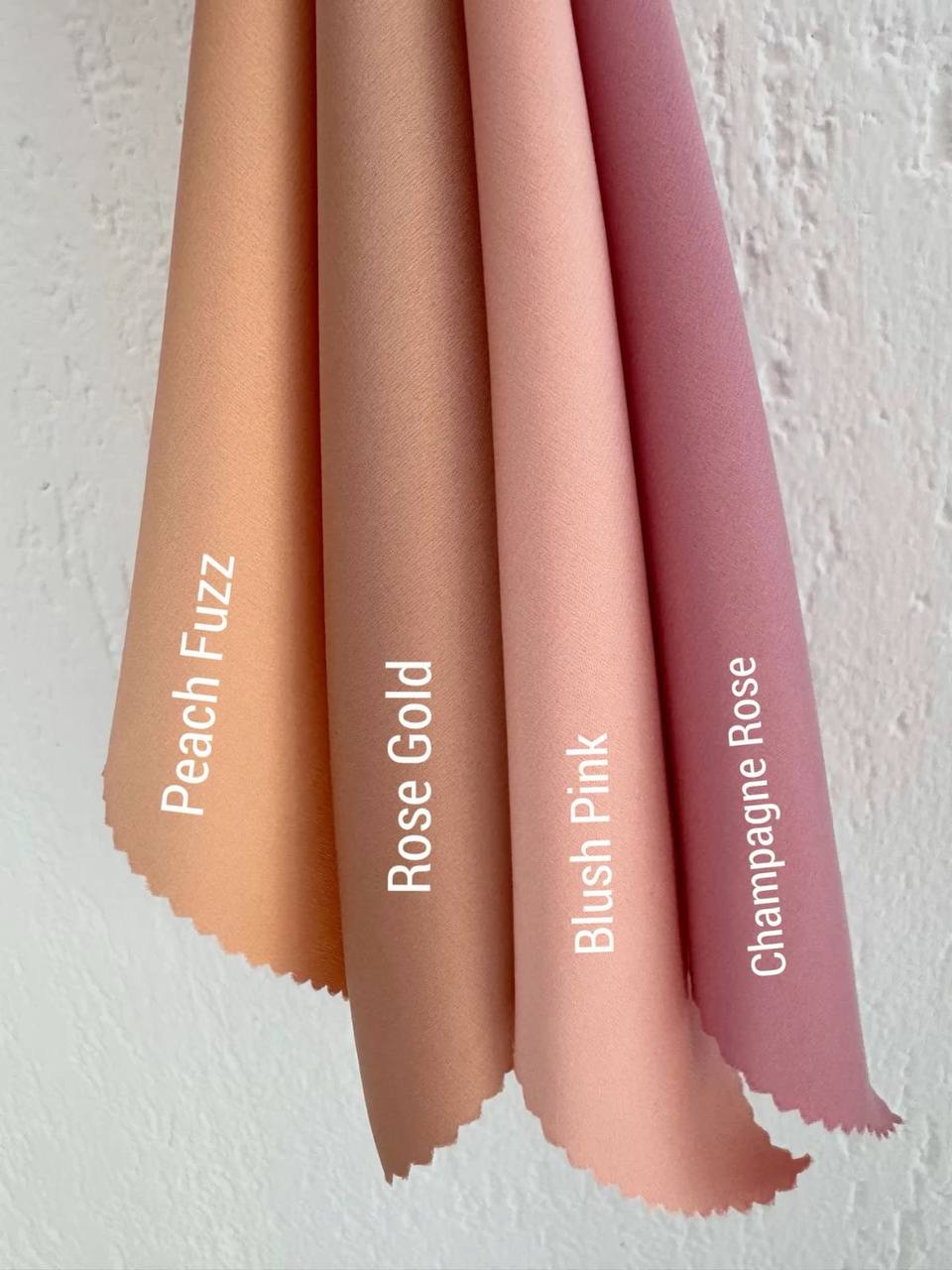 Peach Fuzz Silk Wrap Dress with Flutter Sleeve