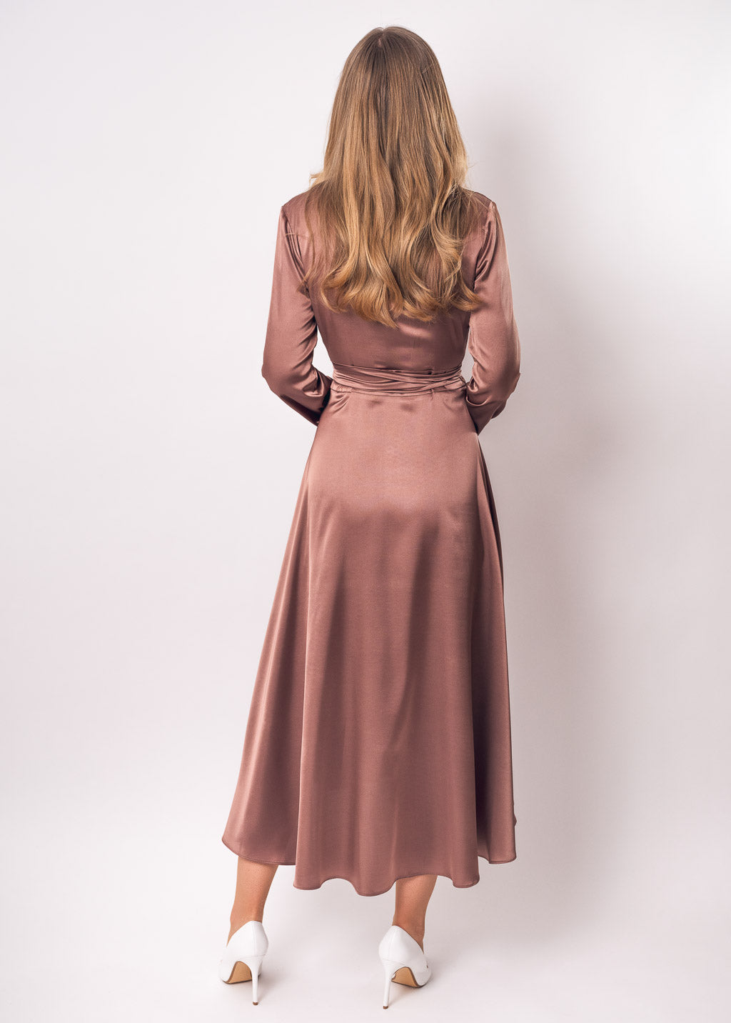 Cappuccino wrap dress